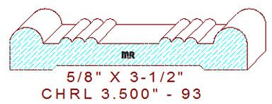 Chair Rail 3-1/2" - 93 Chair Rail 3-1/2" - 93