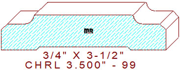 Chair Rail 3-1/2" - 99 