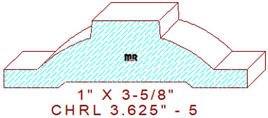 Chair Rail 3-5/8" - 5