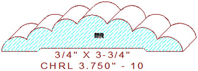 Chair Rail 3-3/4" - 10 Chair Rail 3-3/4" - 10