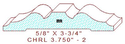 Chair Rail 3-3/4" - 2 Chair Rail 3-3/4" - 2