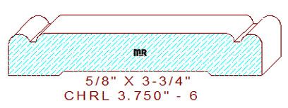 Chair Rail 3-3/4" - 6 Chair Rail 3-3/4" - 6