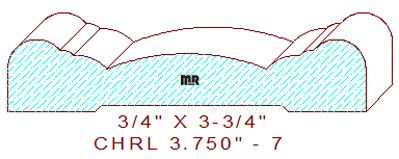 Chair Rail 3-3/4" - 7 Chair Rail 3-3/4" - 7