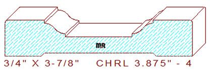 Chair Rail 3-7/8" - 4