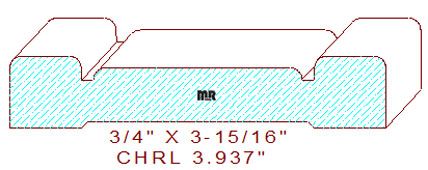 Chair Rail 3-15/16" Chair Rail 3-15/16"