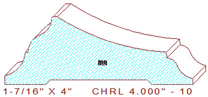 Chair Rail 4" - 10 Chair Rail 4" - 10
