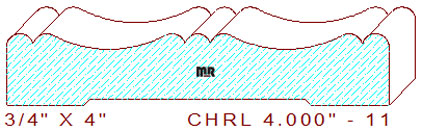 Chair Rail 4" - 11 Chair Rail 4" - 11