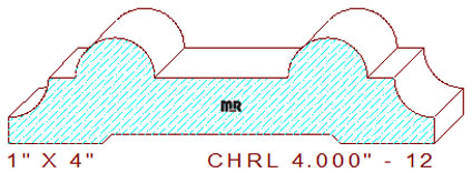 Chair Rail 4" - 12 Chair Rail 4" - 12