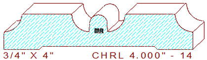 Chair Rail 4" - 14 Chair Rail 4" - 14