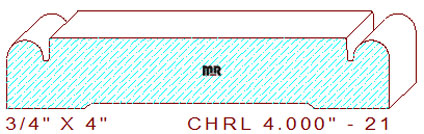 Chair Rail 4" - 21