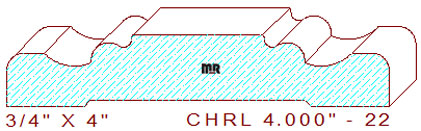 Chair Rail 4" - 22 Chair Rail 4" - 22