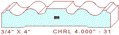 Chair Rail 4" - 31