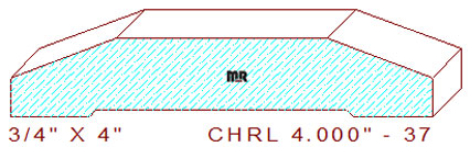 Chair Rail 4" - 37 Chair Rail 4" - 37