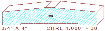 Chair Rail 4" - 38