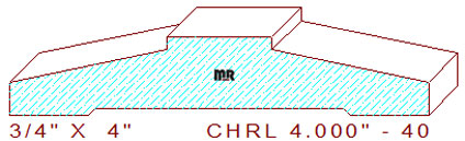 Chair Rail 4" - 40 Chair Rail 4" - 40