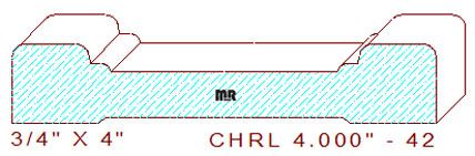 Chair Rail 4" - 42 Chair Rail 4" - 42