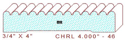 Chair Rail 4" - 46 Chair Rail 4" - 46
