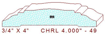 Chair Rail 4" - 49 Chair Rail 4" - 49