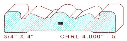 Chair Rail 4" - 5 Chair Rail 4" - 5