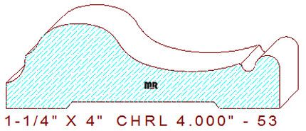 Chair Rail 4" - 53 Chair Rail 4" - 53