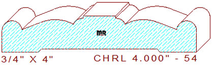 Chair Rail 4" - 54 Chair Rail 4" - 54