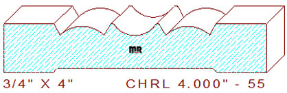 Chair Rail 4" - 55 Chair Rail 4" - 55