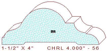 Chair Rail 4" - 56 Chair Rail 4" - 56