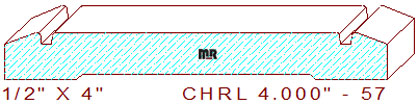 Chair Rail 4" - 57 Chair Rail 4" - 57