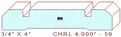 Chair Rail 4" - 59