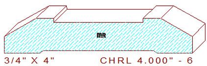 Chair Rail 4" - 6 Chair Rail 4" - 6