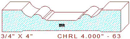Chair Rail 4" - 63