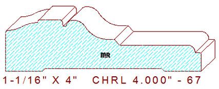Chair Rail 4" - 67