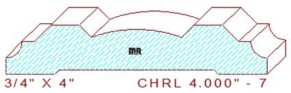 Chair Rail 4" - 7 Chair Rail 4" - 7