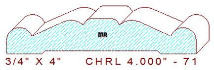 Chair Rail 4" - 71 Chair Rail 4" - 71