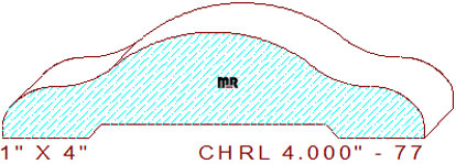 Chair Rail 4" - 77 Chair Rail 4" - 77