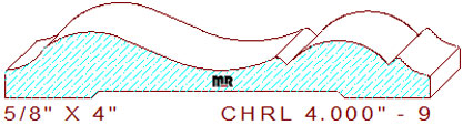 Chair Rail 4" - 9 Chair Rail 4" - 9