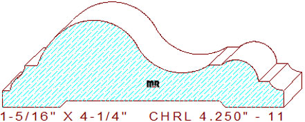 Chair Rail 4-1/4" - 11
