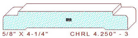 Chair Rail 4-1/4" - 3 Chair Rail 4-1/4" - 3
