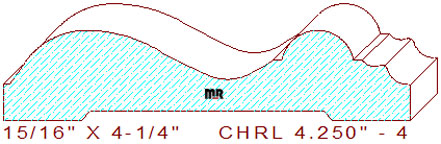 Chair Rail 4-1/4" - 4