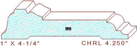 Chair Rail 4-1/4" Chair Rail 4-1/4"
