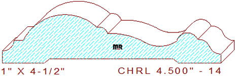 Chair Rail 4-1/2" - 14