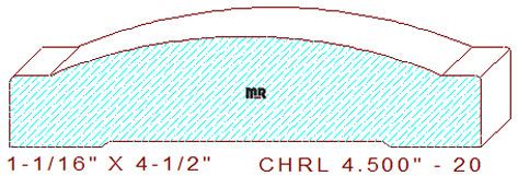Chair Rail 4-1/2" - 20