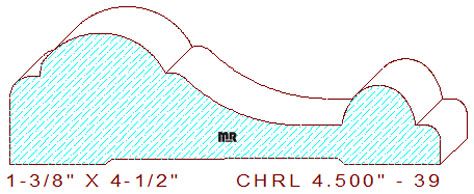 Chair Rail 4-1/2" - 39 Chair Rail 4-1/2" - 39