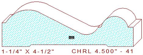 Chair Rail 4-1/2" - 41 Chair Rail 4-1/2" - 41