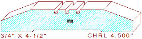 Chair Rail 4-1/2" Chair Rail 4-1/2"