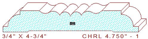 Chair Rail 4-3/4" - 1 Chair Rail 4-3/4" - 1