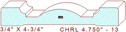 Chair Rail 4-3/4" - 13 Chair Rail 4-3/4" - 13