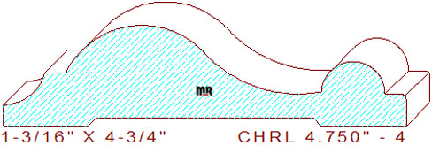 Chair Rail 4-3/4" - 4