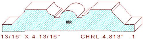 Chair Rail 4-13/16" - 1 Chair Rail 4-13/16" - 1