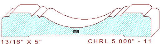 Chair Rail 5" - 11